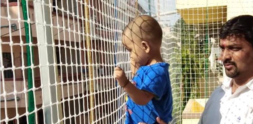 Children Safety Nets for Balconies in Bangalore | Call 9980055746 for Installation