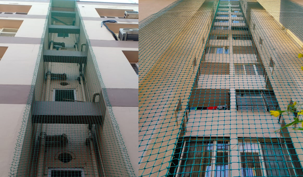 Duct Area Safety Nets In Bangalore | Call 9980055746 Gopi Safety Nets